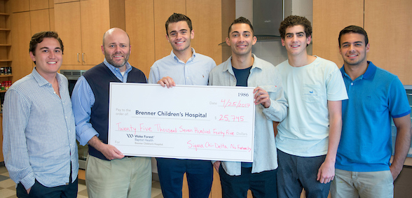 Sigma Chi donation to Brenner FIT